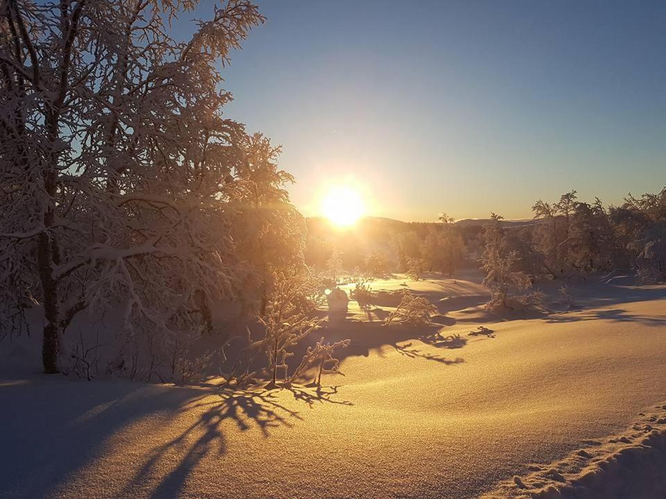 Bruksvallarna - Modern Fjaellstuga Med Panoramautsikt Och Wifi Kültér fotó